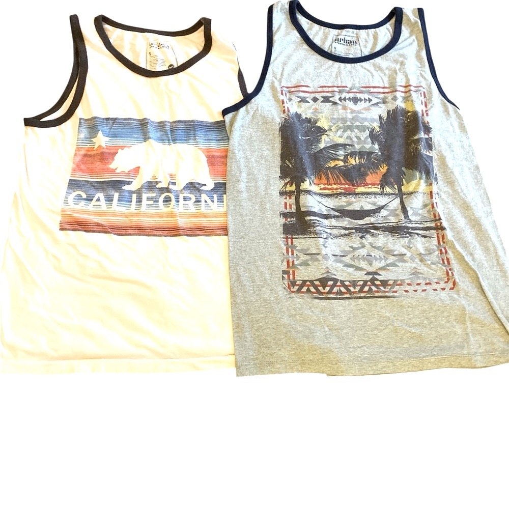Urban Pipeline 2 Tank Tops - Multicolor Graphic